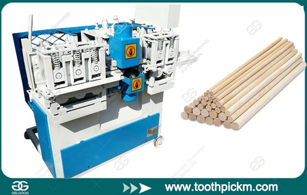 Round Wood Stick Machine|Mop Stick Maker Machine|Wooden Broom Handle Making Machine|Broom Handle Molding Machine