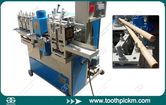 Wood Rod Rounding Machine for Mop Stick