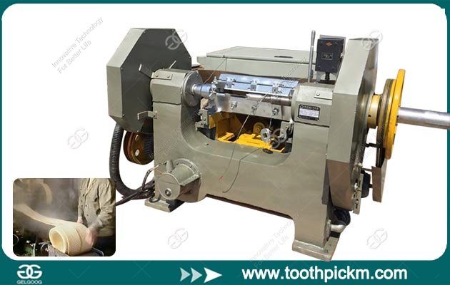 <b>Wood Log Rotary Cutting Machine for Ice Cream Stick Production</b>