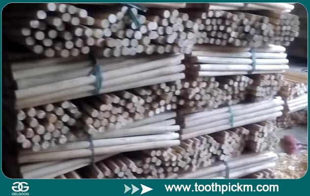 Wood Broom Handles Production Machine