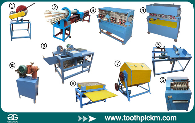 GELGOOG Bamboo Toothpick Production Line