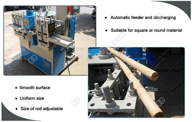 Wood Rod Machine for Broom Handle