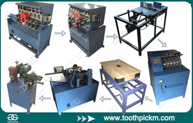 Wood Tooth Pick Making Machine