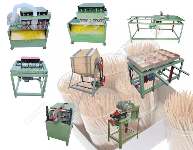 Wooden  Toothpick Making Machine for Double-end Sharp Toothpicks