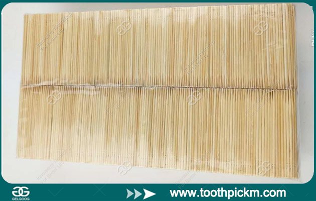 Machine to Make Bamboo Toothpicks